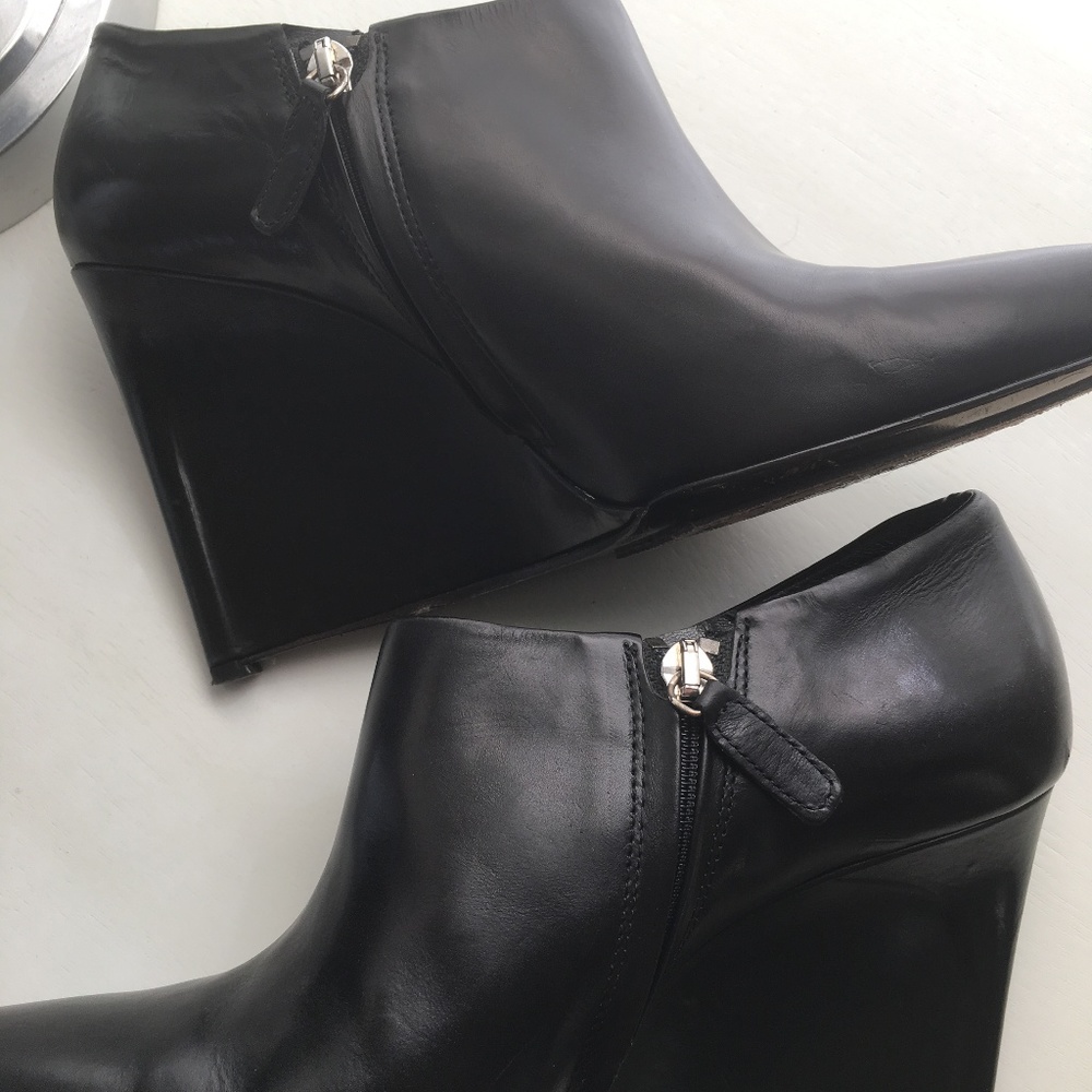 Calvin Klein Collection Wedge Heel Ankle Boots